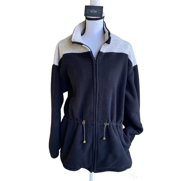 Men’s Full Zip Fleece Jacket Sweatshirt by Cliffhanger Size Medium - Picture 1 of 8